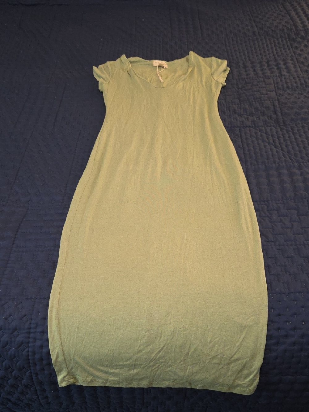 NWT See You Monday Sage Green Short Sleeve Maxi Dress